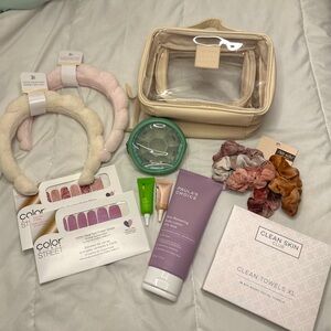 Self Care Bundle: Skincare, Makeup, Nails, Travel Organization & Accessories
